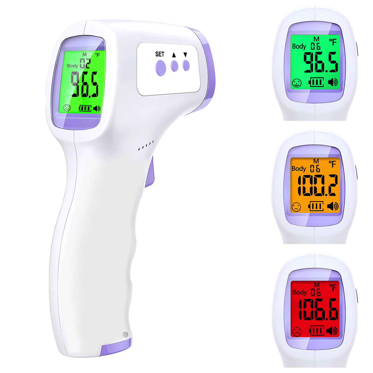 Digital Thermometer Infrared - Termometer Digital tanpa kontak, pengukur suhu