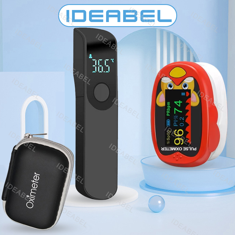 Digital Thermometer Infrared - USB Oksimeter Jari Medis Inframerah Termometer