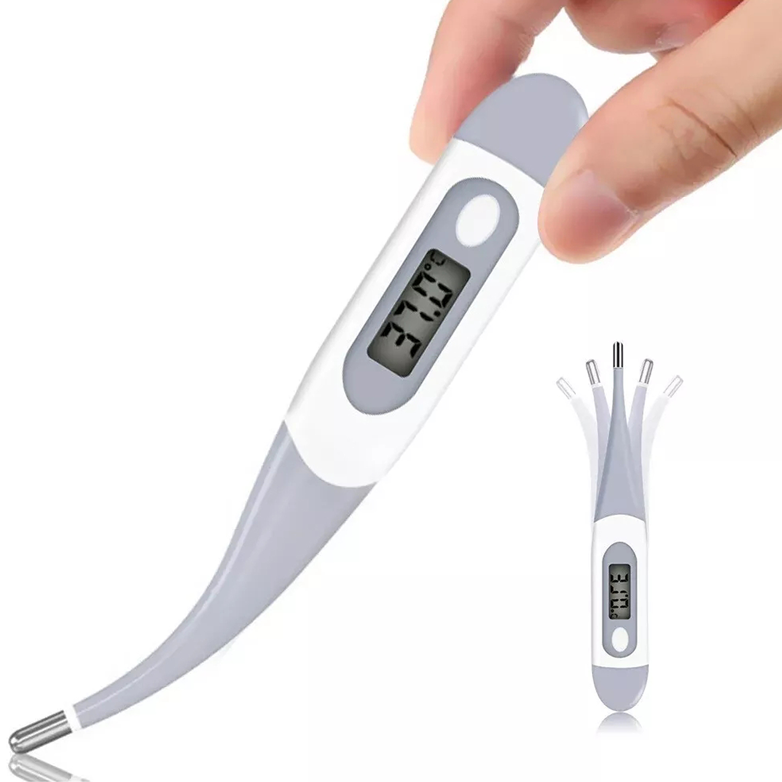 Digital Thermometer Infrared - Termometer Oral untuk dewasa, kepala lembut