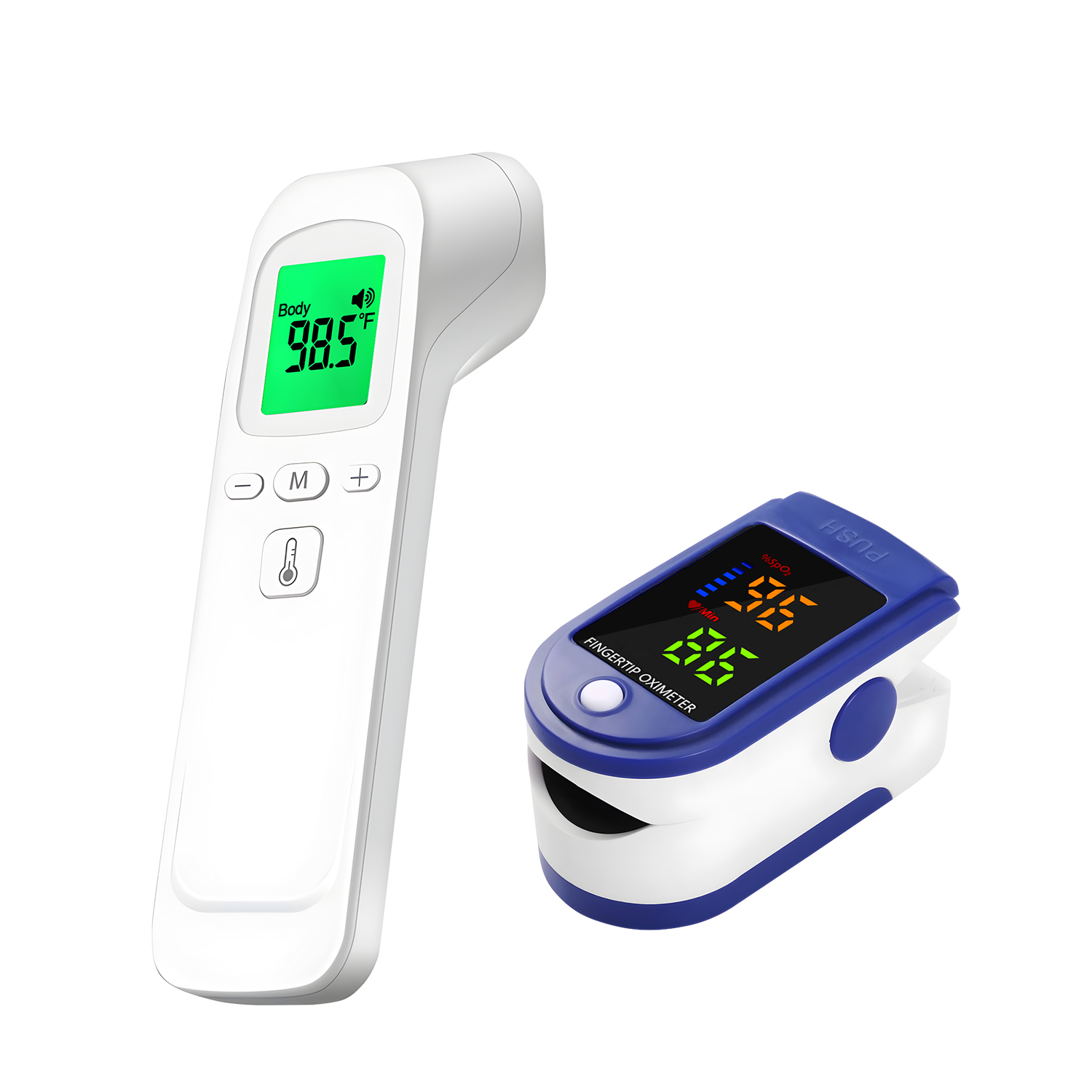 Digital Thermometer Infrared - Oksimeter Termometer Demam Inframerah Medis Rumah