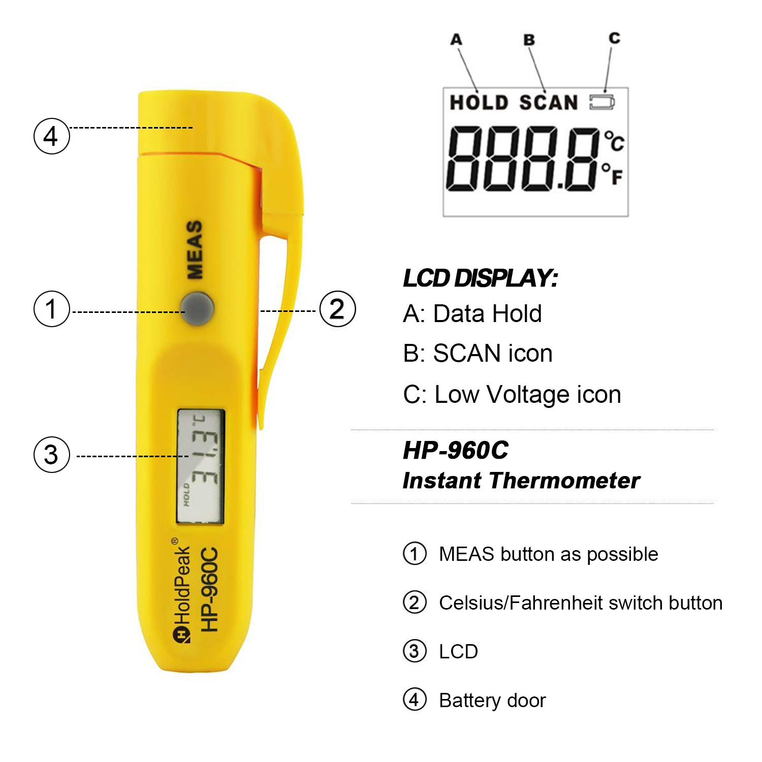 Termometer Inframerah Mini Sak - Digital Thermometer Infrared ulasan dan harga