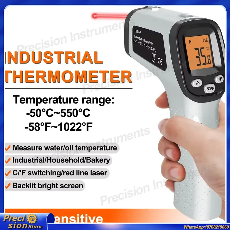 Termometer Inframerah Tanpa Se - Digital Thermometer Infrared ulasan dan harga
