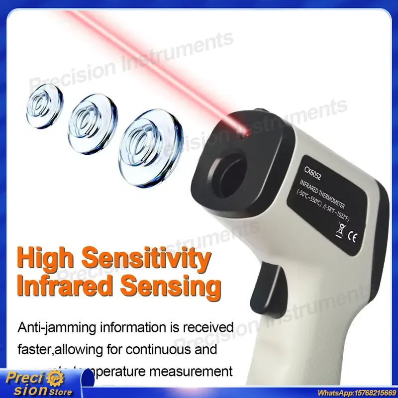 Termometer Inframerah Tanpa Se - Digital Thermometer Infrared ulasan dan harga