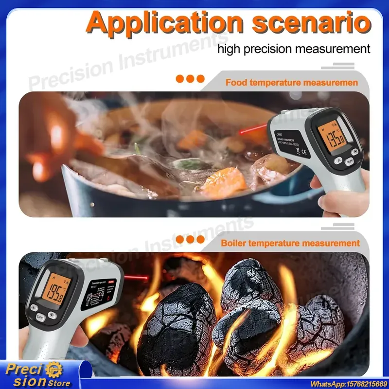Termometer Inframerah Tanpa Se - Digital Thermometer Infrared ulasan dan harga